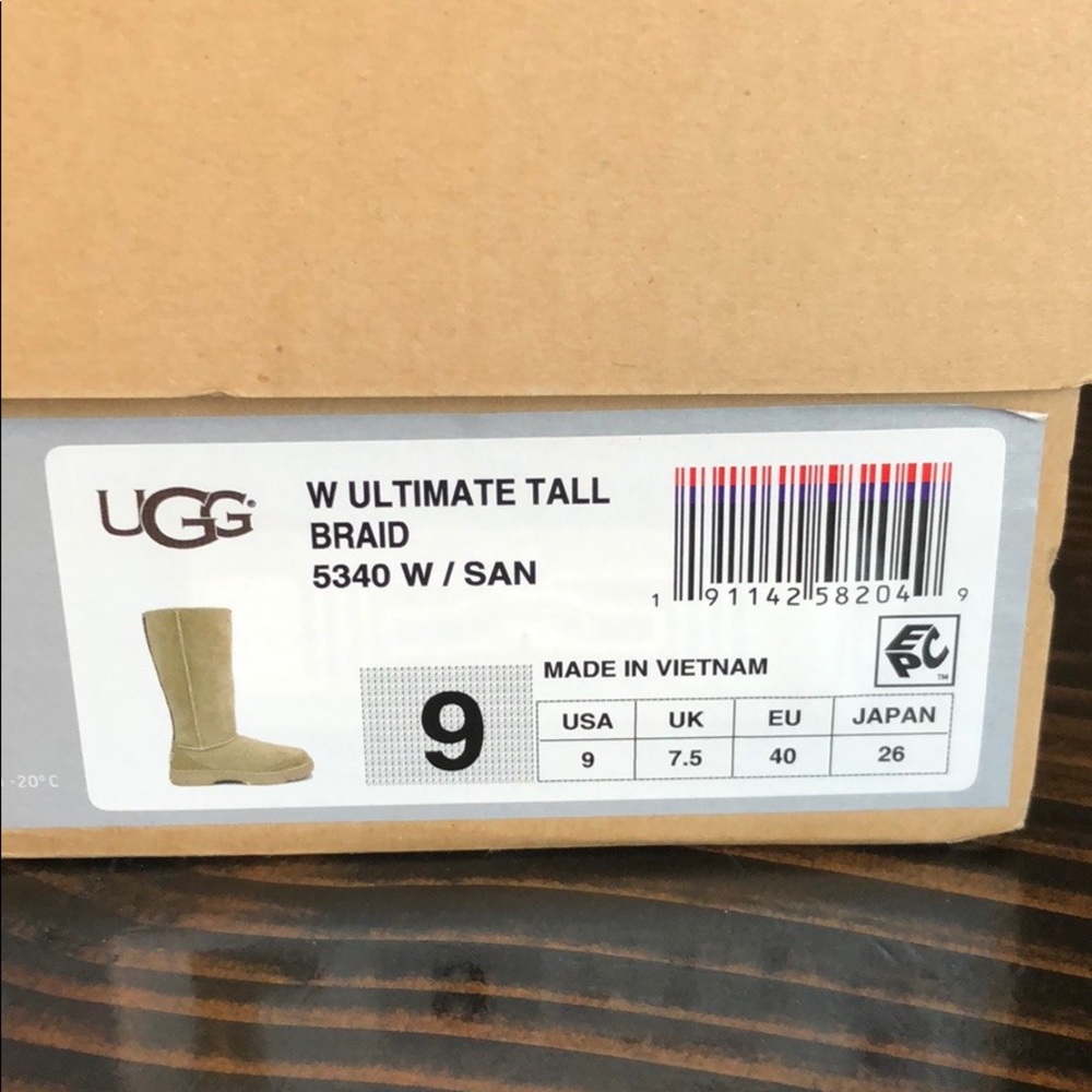 NWT UGG Ultimate Tall Braid boot - Picture 10 of 11